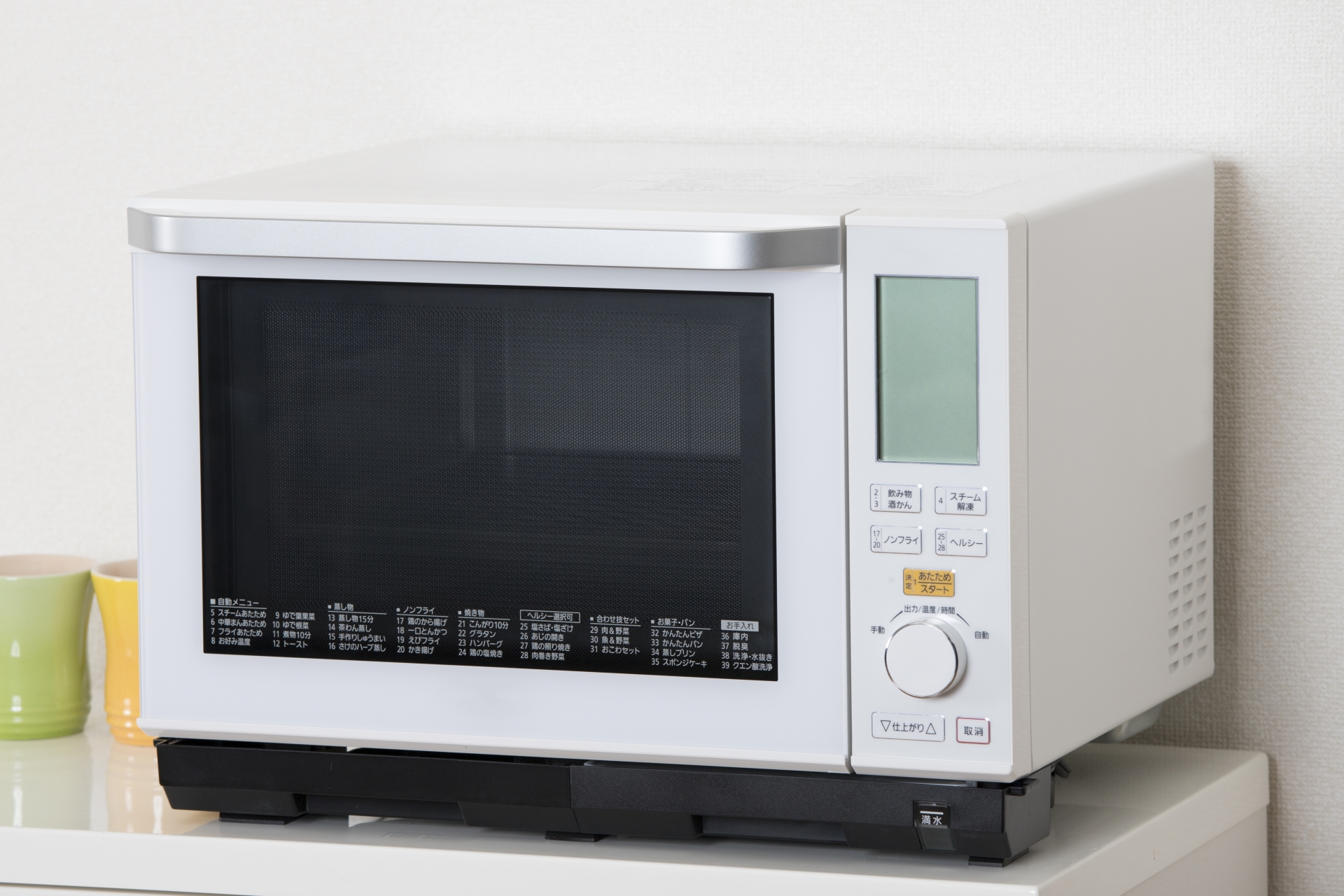 電子レンジ内部の汚れイメージ